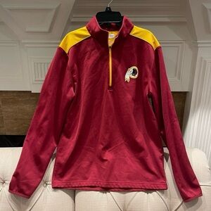 NFL Burgundy and Gold Quarter-Zip Jacket